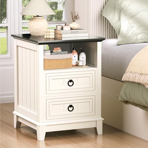 50% Off Farmhouse Nightstand with 2 Drawers - Image 6