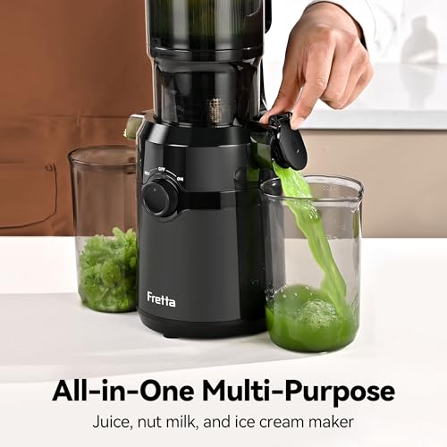 5% Off Fretta Cold Press Juicer with Wide Feed Chute - Image 3
