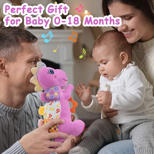 18% Off Baby Dino Plush Toy with Music and Sensory Features - Image 7
