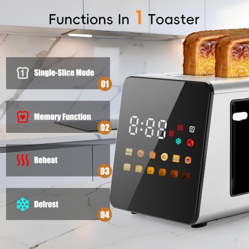 WUNLY Smart Toaster with Code W937SBRS for 60% Off - Image 3