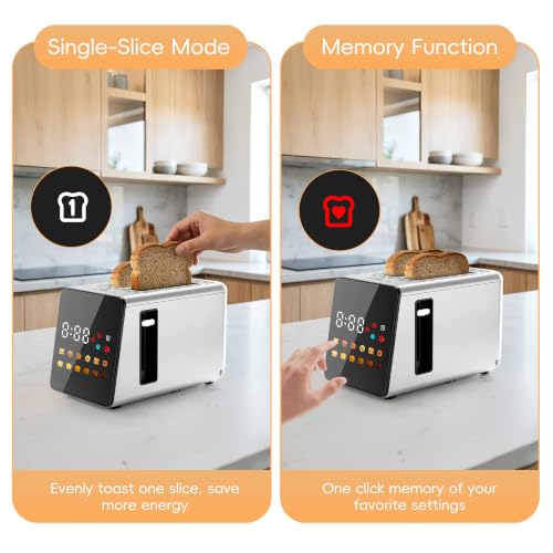 WUNLY Smart Toaster with Code W937SBRS for 60% Off - Image 5