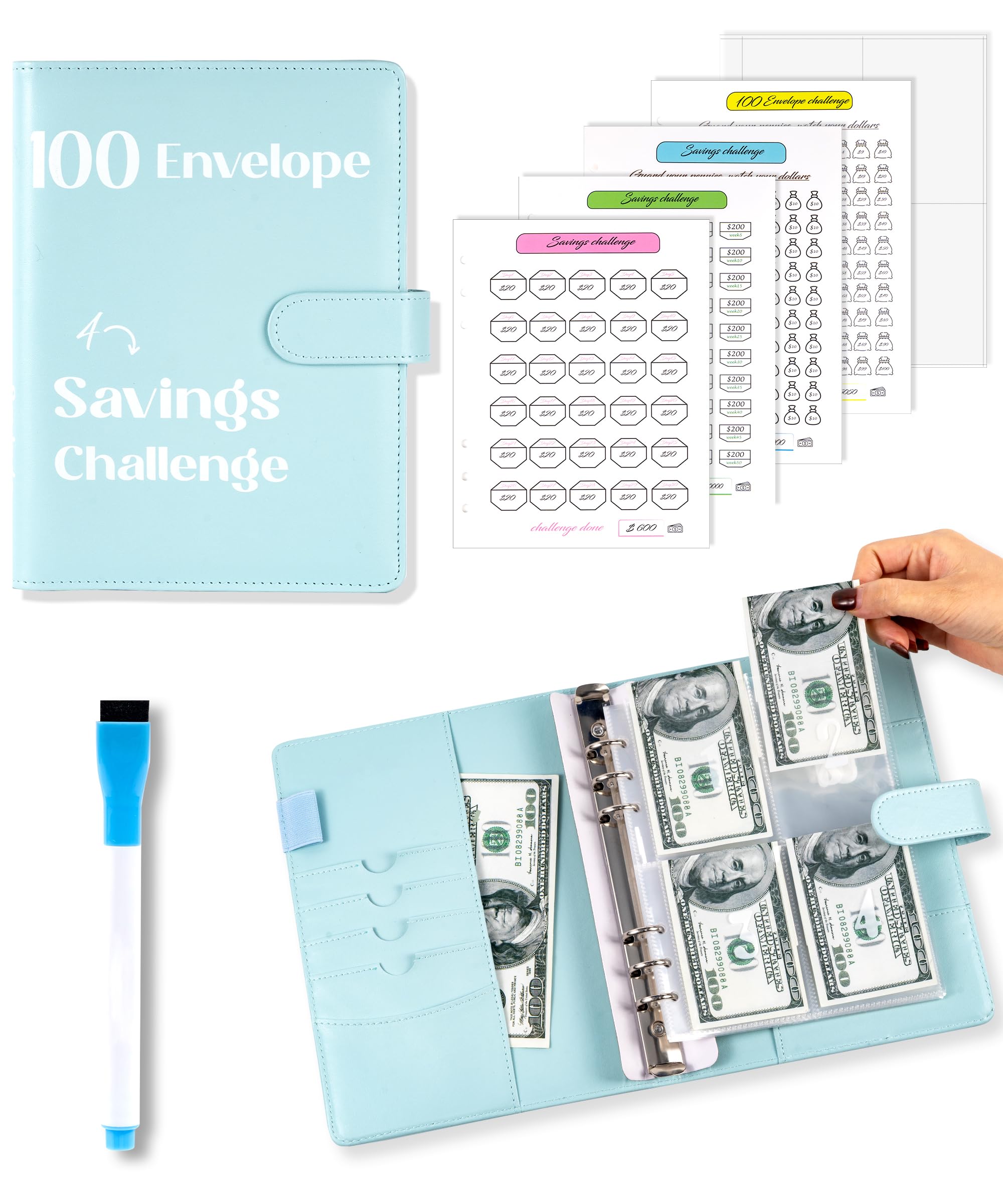40% Off FLYING EAGLE Money Saving Challenge Binder