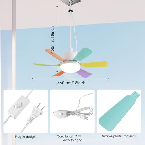 50% Off AHAWILL Outdoor Ceiling Fan w/ Light - Image 3