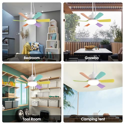 50% Off AHAWILL Outdoor Ceiling Fan w/ Light - Image 7