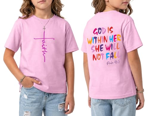 10% Off Christian Faith Over Fear Tee for Girls - Image 2