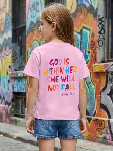 10% Off Christian Faith Over Fear Tee for Girls - Image 5