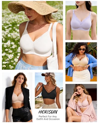 Save 50% on HORISUN Wireless No Underwire Bra for Women - Image 7