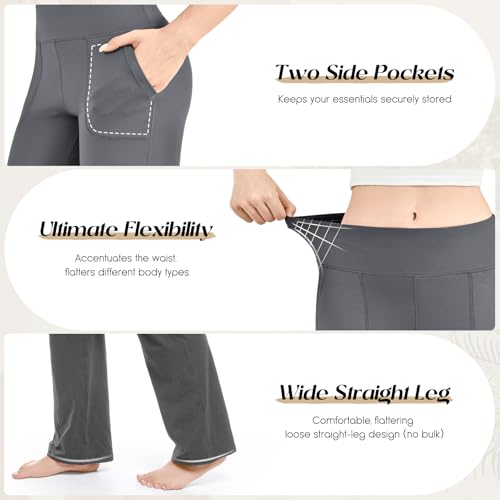 33% Off Walifrey Wide Leg Yoga Pants for Women - Image 5