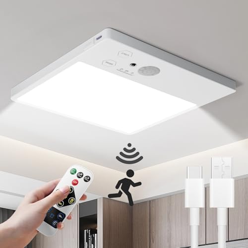 14.44 with Code 2TG9NGLA: Rechargeable Motion Sensor Ceiling Light - Image 2