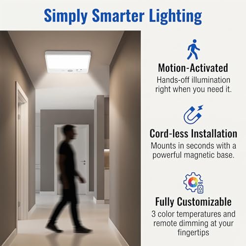 14.44 with Code 2TG9NGLA: Rechargeable Motion Sensor Ceiling Light - Image 6