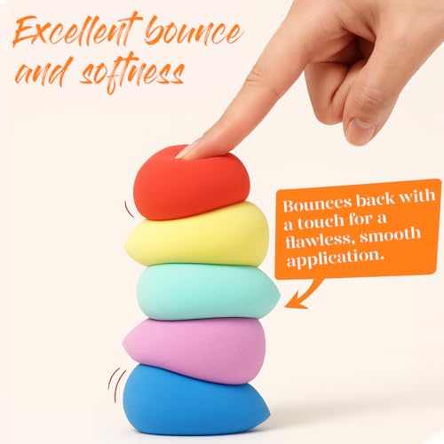 25% Off BEAKEY 5-Pack Makeup Sponge Set - Image 3