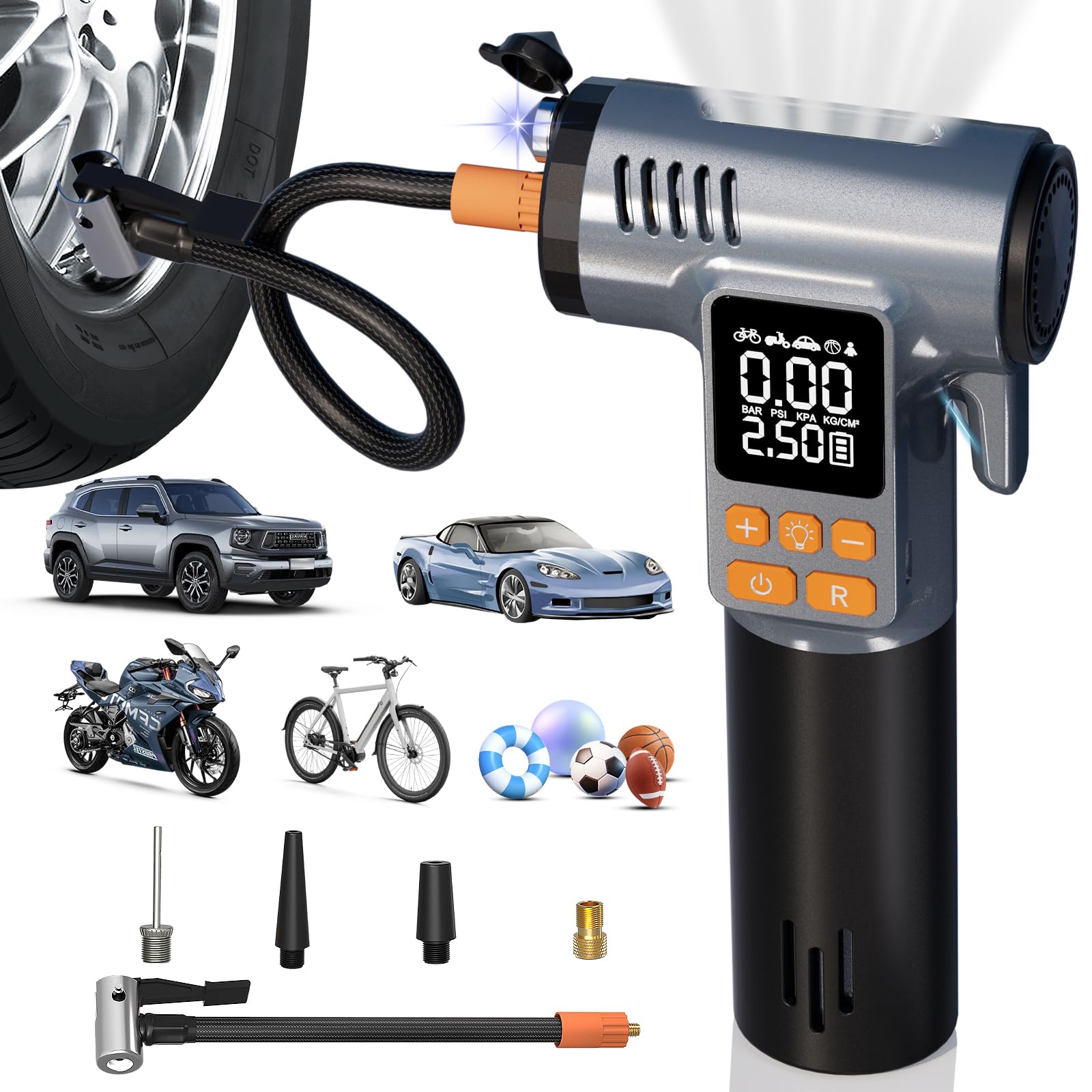 Save 50% on Gardon Portable Tire Inflator - Use Code DUX5SYPL - Image 1