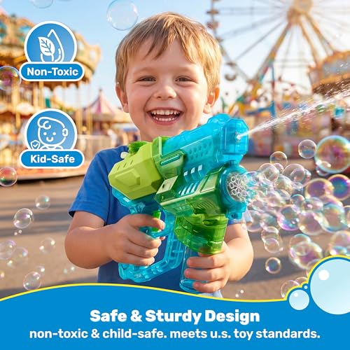 55% Off SYNCFUN 2-in-1 Water Gun & Bubble Gun for Kids - Image 5