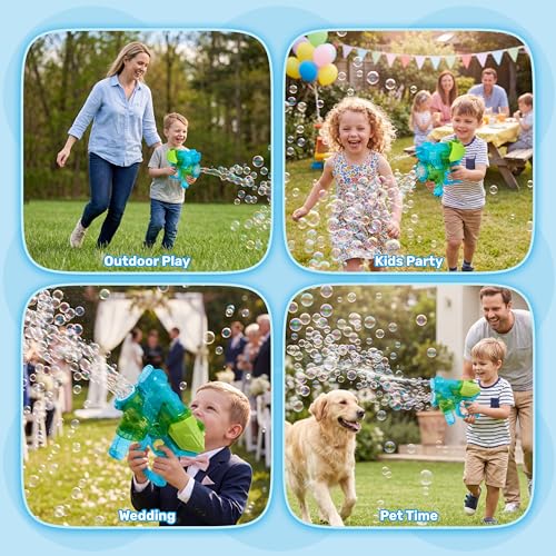 55% Off SYNCFUN 2-in-1 Water Gun & Bubble Gun for Kids - Image 7