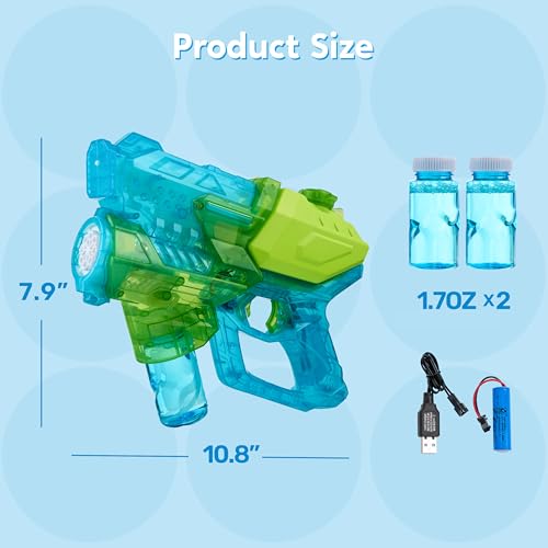 55% Off SYNCFUN 2-in-1 Water Gun & Bubble Gun for Kids - Image 8