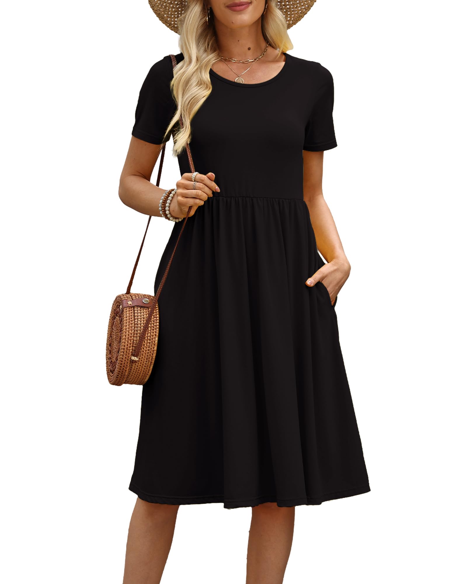 Save $12 with Code HN6SV3D9 on COSSEN Women's Midi Dress