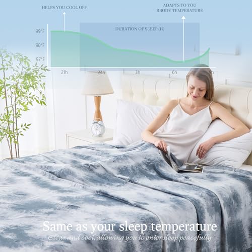Save 10% on DANENOSA Cooling Blanket Throw Size 50"x70 - Image 4