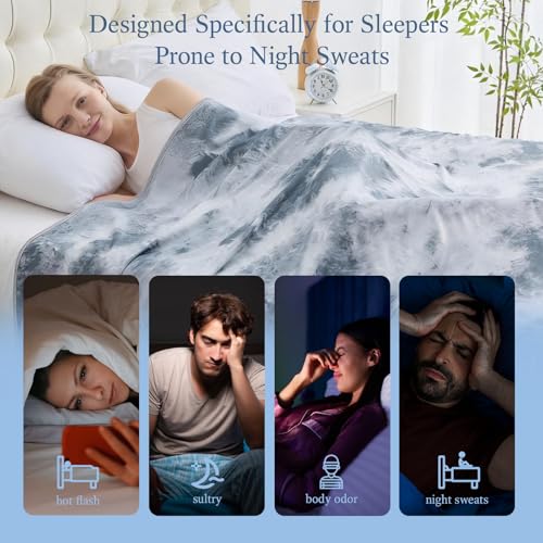 Save 10% on DANENOSA Cooling Blanket Throw Size 50"x70 - Image 6