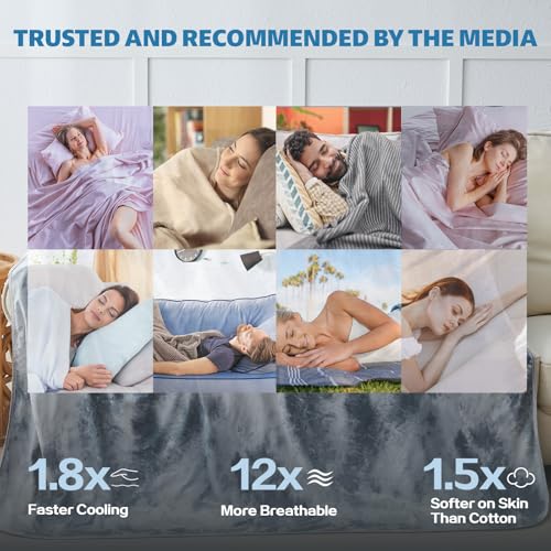 Save 10% on DANENOSA Cooling Blanket Throw Size 50"x70 - Image 7