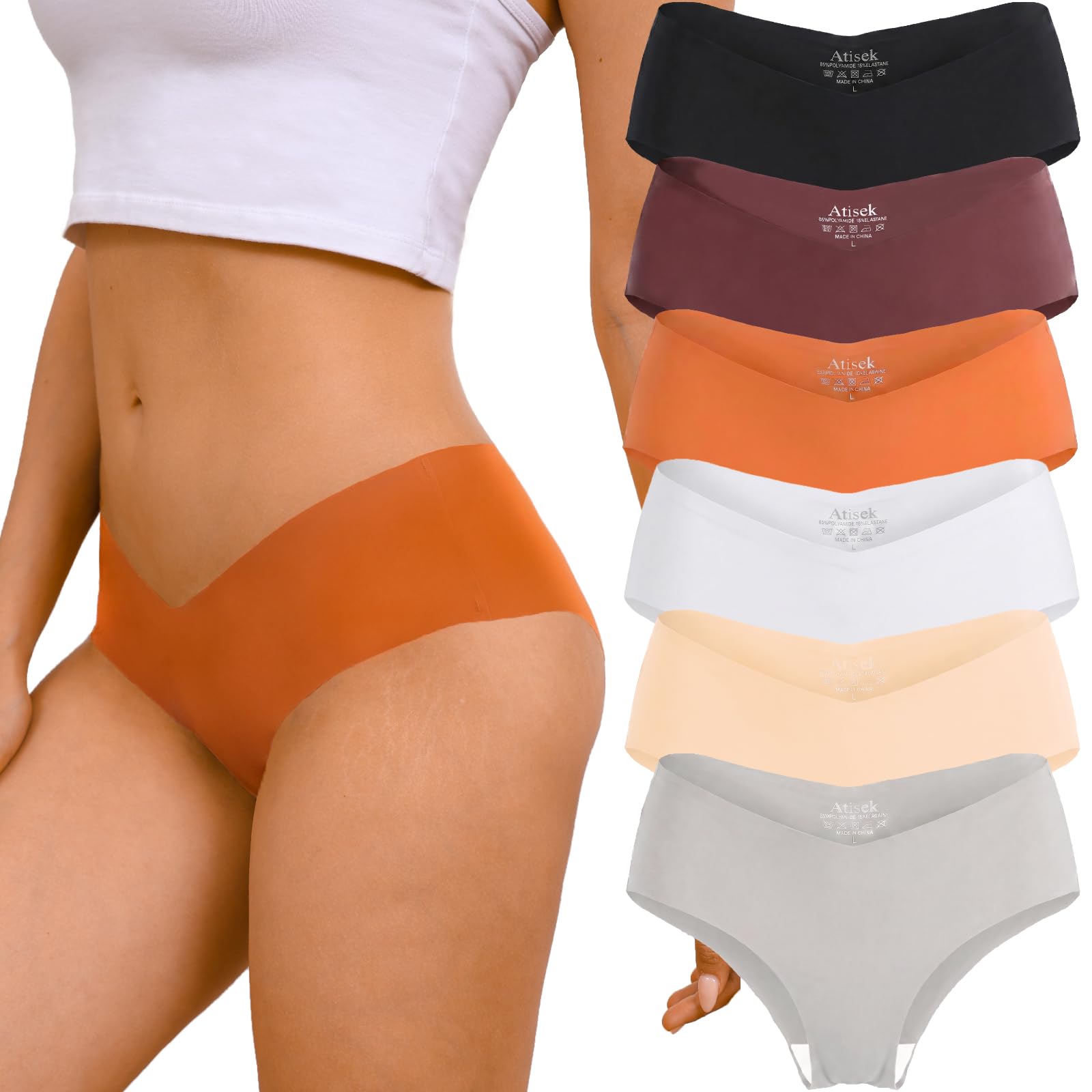 33% Off Seamless Bikini Underwear for Women, 6 Pack
