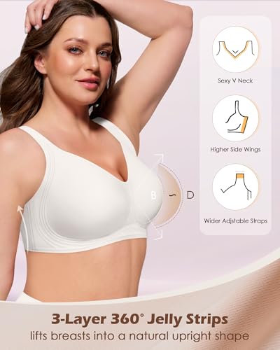 64% Off HORISUN Wireless Jelly Bra – Comfort & Support - Image 4