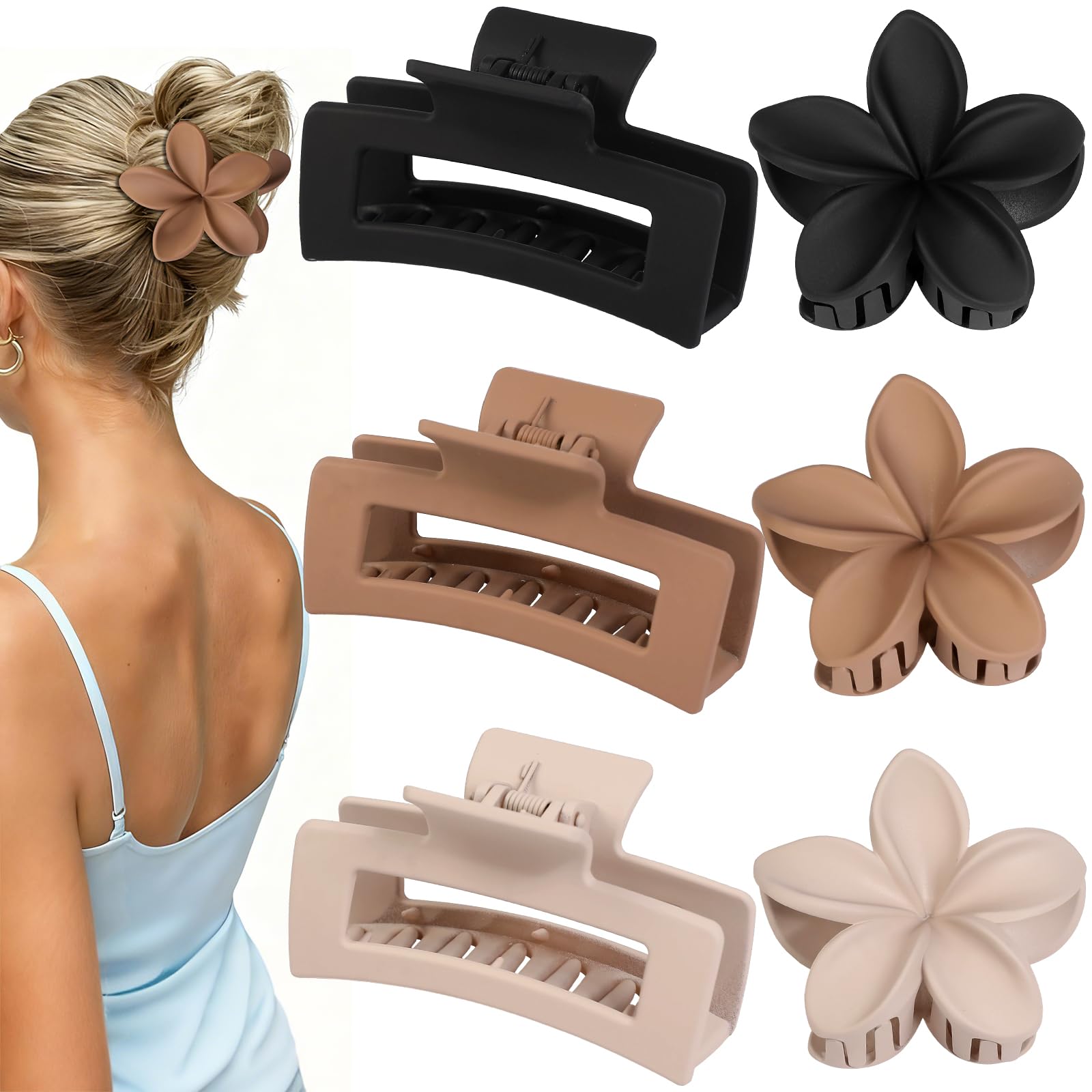 10% Off CHANDAT 6-Piece Flower Hair Clips Set