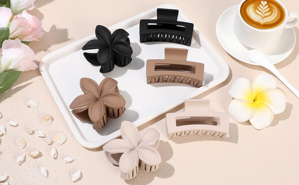 10% Off CHANDAT 6-Piece Flower Hair Clips Set - Image 5