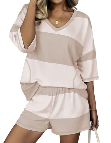 55% Off Ekouaer Women's Striped Lounge Set - Image 2