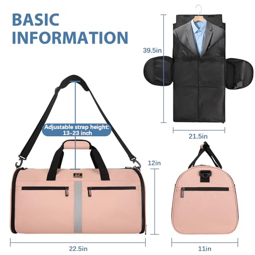50% Off: 3-in-1 Convertible Garment Duffle Bag for Travel - Image 4