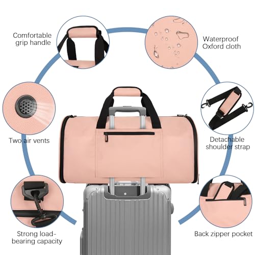 50% Off: 3-in-1 Convertible Garment Duffle Bag for Travel - Image 5