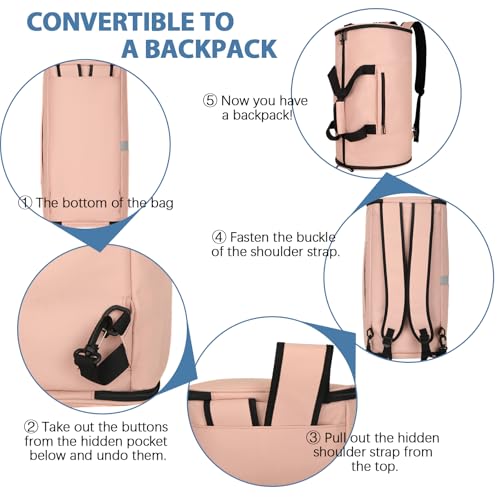 50% Off: 3-in-1 Convertible Garment Duffle Bag for Travel - Image 7