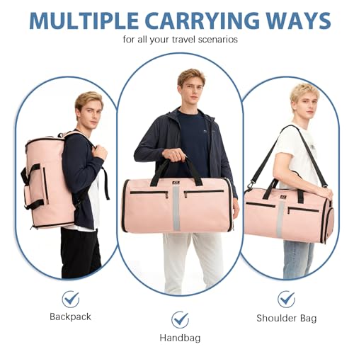 50% Off: 3-in-1 Convertible Garment Duffle Bag for Travel - Image 8