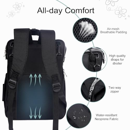 12.99 with Code 7VS4UTS7 – Large Diaper Bag Backpack - Image 4