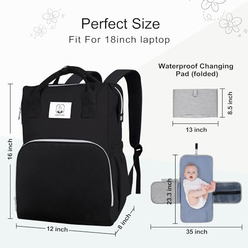 12.99 with Code 7VS4UTS7 – Large Diaper Bag Backpack - Image 7
