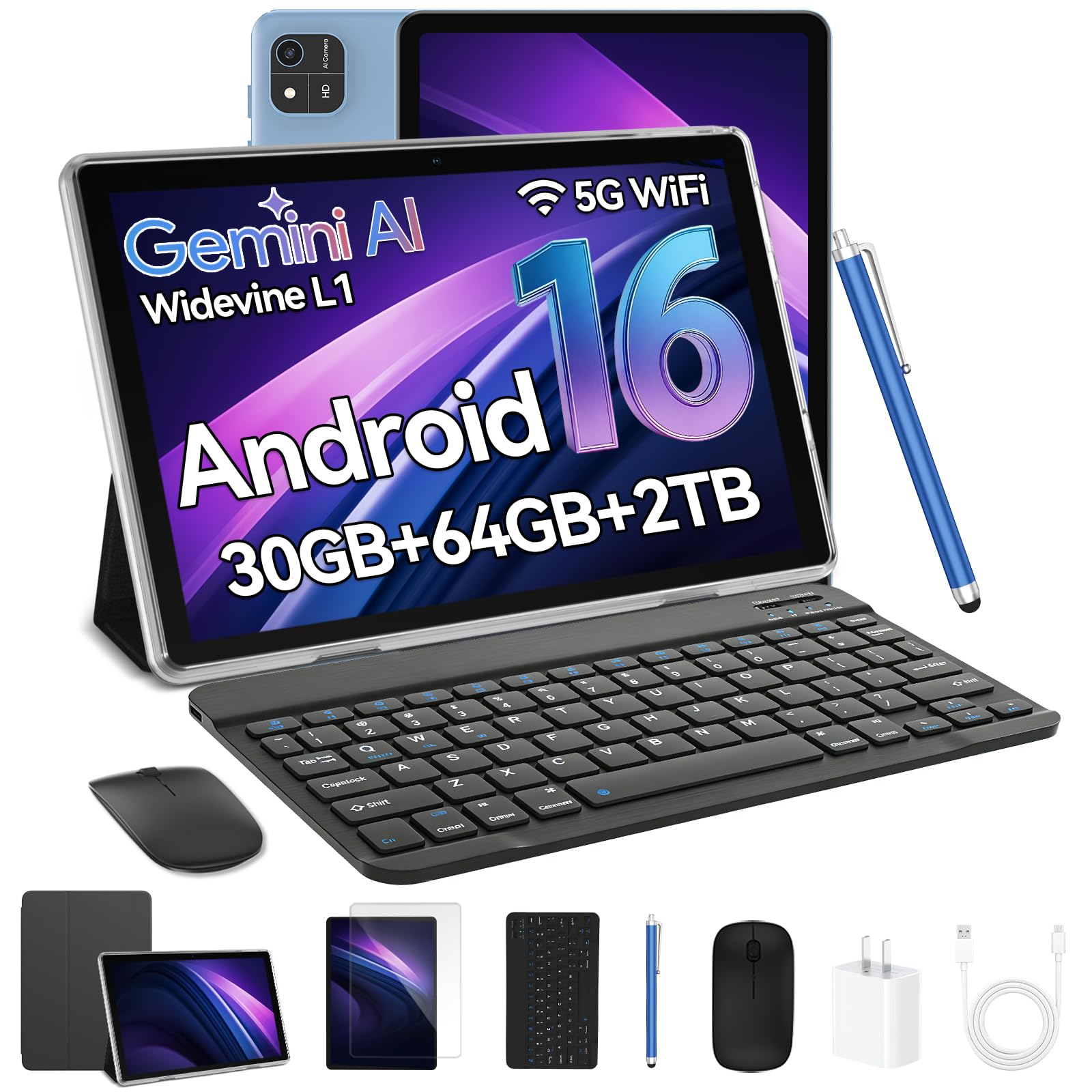 34% Off Android 16 Tablet with Keyboard & Gemini AI - Image 1