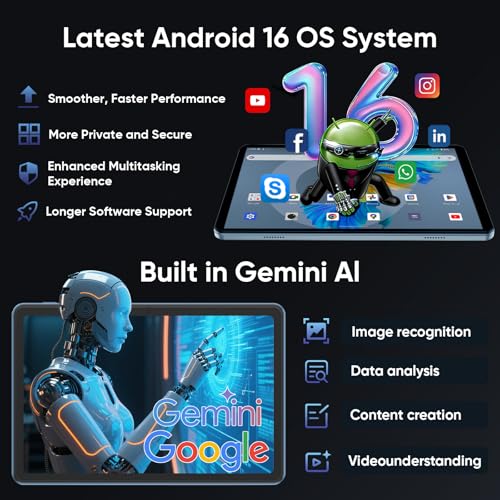 34% Off Android 16 Tablet with Keyboard & Gemini AI - Image 8
