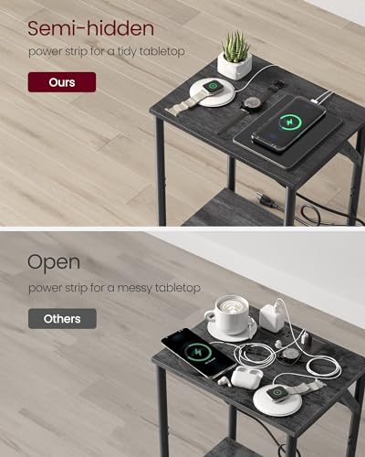 48% Off VASAGLE End Table Set with Charging Station - Image 6