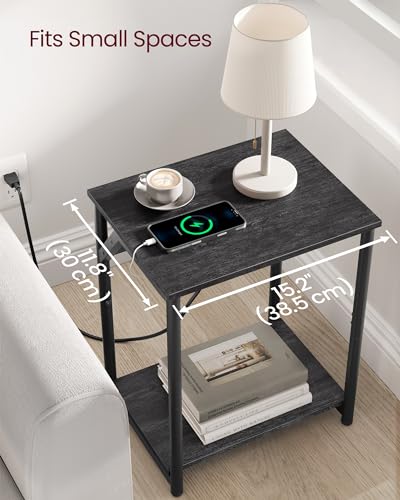 48% Off VASAGLE End Table Set with Charging Station - Image 7