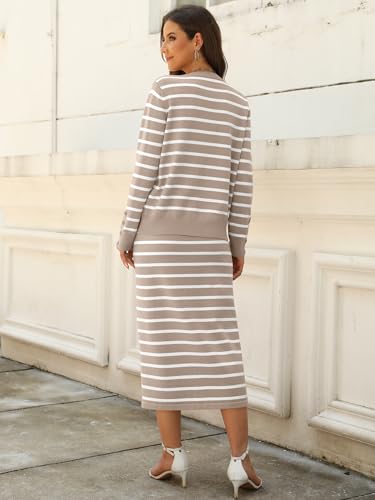 Save 32% on ANRABESS Women's Knit Sweater Skirt Set - Image 6