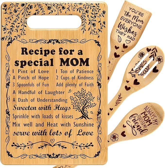 Best Mom Ever Cutting Board Gift Set at 65% Off - Image 2