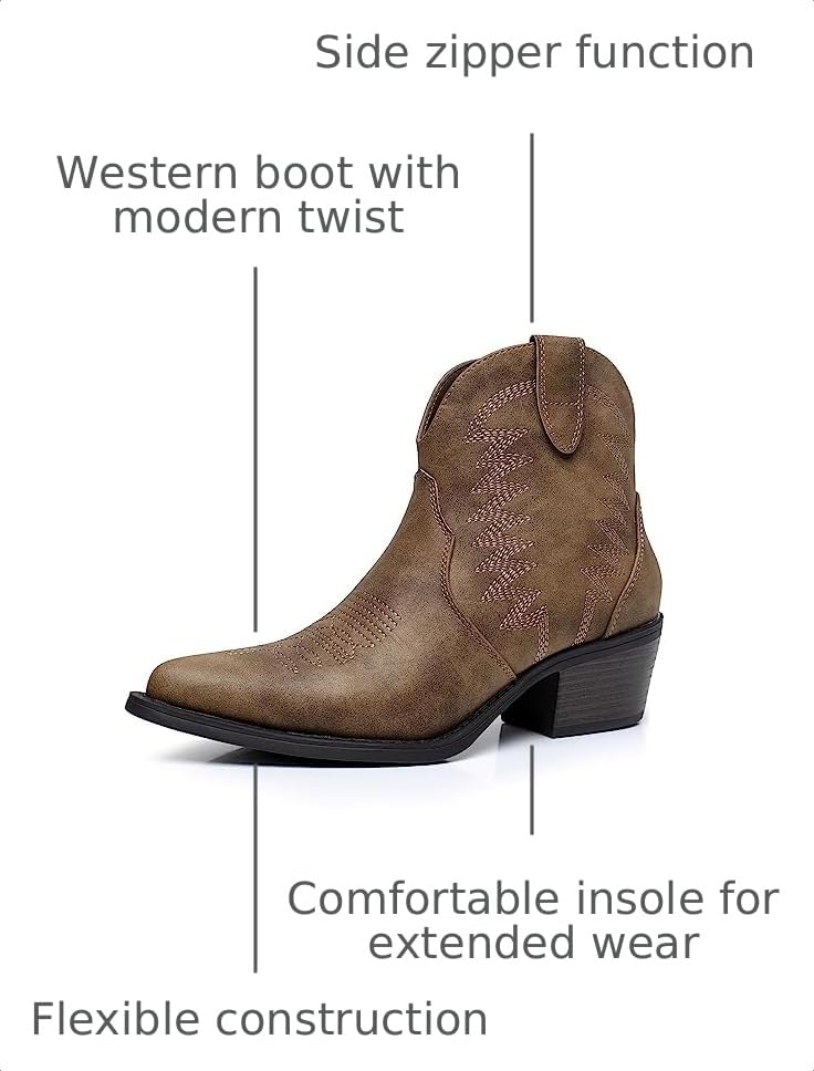48% Off GLOBALWIN Women's Western Cowboy Boots - Image 4