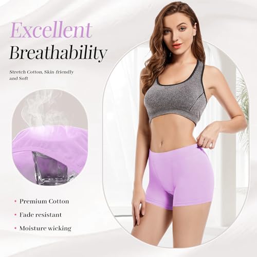 33% Off Migbean Women's Cotton Boy Shorts 4-Pack - Image 5