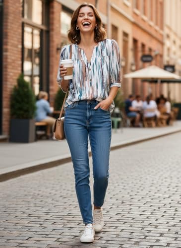 Save 50% Off Dokotoo Women's V-Neck Blouse – Code S9G8UG4M - Image 4