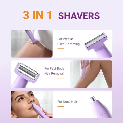 50% Off Unimiko 3-in-1 Electric Razor for Women - Image 3
