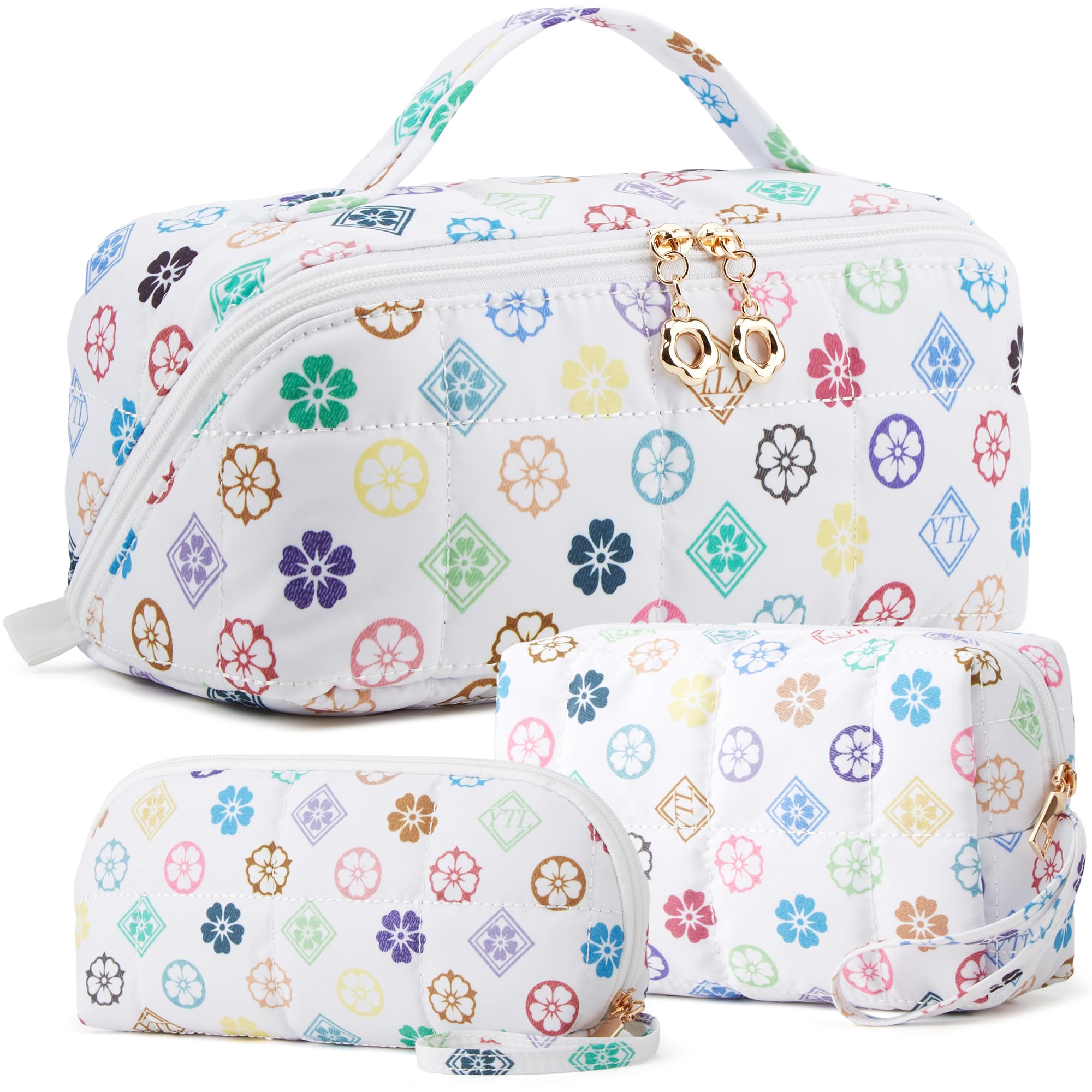 Save 44%: YTL Puffer Cosmetic Bag for Travel & Organizing