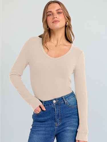 Save 47% on ANRABESS Long Sleeve V Neck Shirts - Image 3