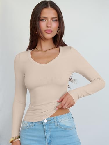 Save 47% on ANRABESS Long Sleeve V Neck Shirts - Image 7
