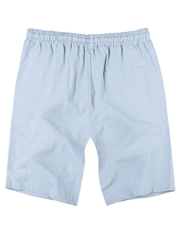 20% Off Mens Cotton Linen Shorts - Use Code FLHV33K2 - Image 5