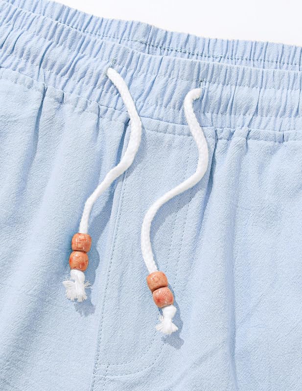 20% Off Mens Cotton Linen Shorts - Use Code FLHV33K2 - Image 6