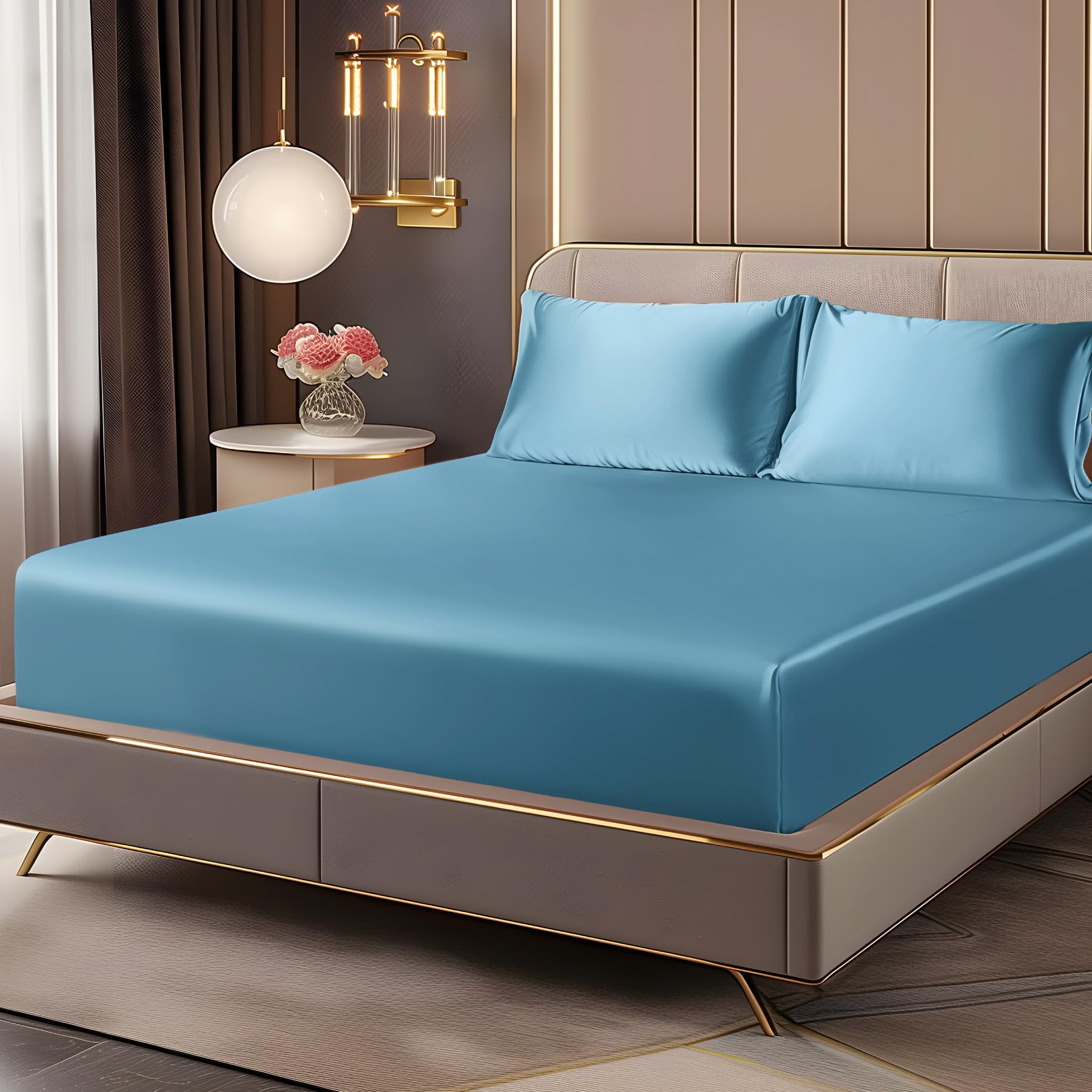 BEDELITE Satin Sheet Set at $18.99 with Code FBAO79BR